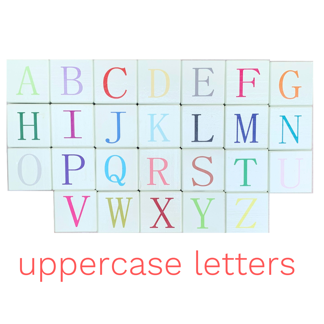 Oh Baby ABC wood learning blocks ALLI JEAN