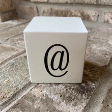 Load image into Gallery viewer, at symbol wood block