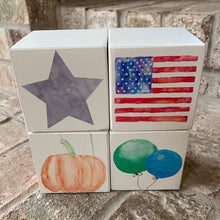 Load image into Gallery viewer, art wood blocks