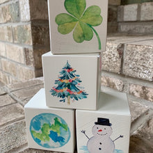 Load image into Gallery viewer, art wood blocks