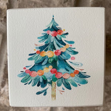 Load image into Gallery viewer, christmas tree wood block
