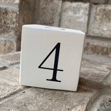 Load image into Gallery viewer, number 4 wood block