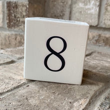 Load image into Gallery viewer, number 8 wood block