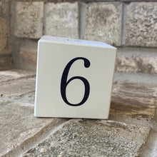 Load image into Gallery viewer, number 6 wood block