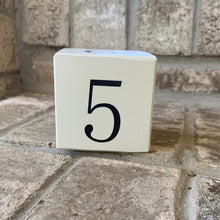 Load image into Gallery viewer, number 5 wood block
