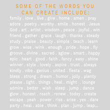 Load image into Gallery viewer, wordology word list
