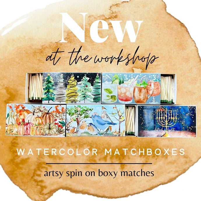 Introducing...Watercolor Matchboxes!!