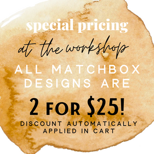 Watercolor Art Matchbox