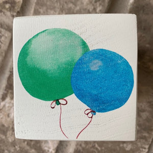 balloon wood block