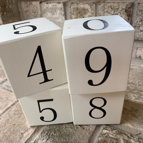 number wood blocks