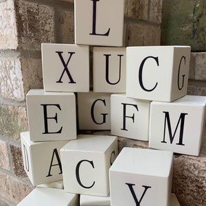 wood letter blocks