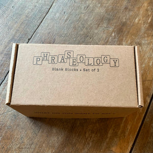 Blank Blocks - Set of 2