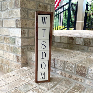 wisdom wood blocks display