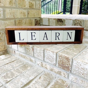 learn wood blocks display